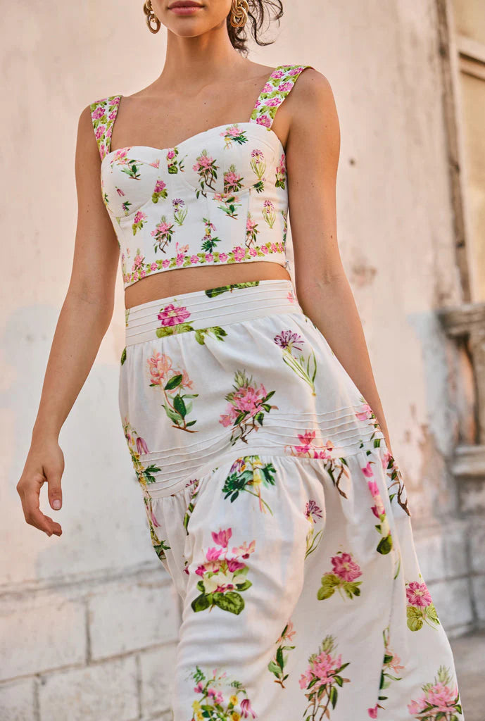 Hemant and Nandita - Corset Top - Floral