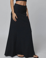 Stillwater - The Hygge Rib Fold Over Skirt - Coal