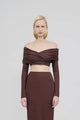 Maygel Coronel - Lido Top - Brown
