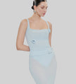 Maygel Coronel - Zinnia Top - Sky