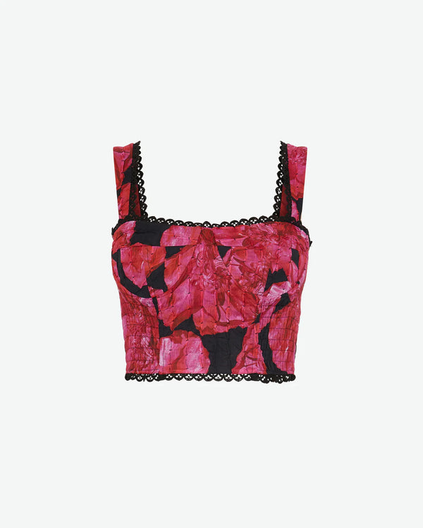 Charo Ruiz - Liv Top - Black Blossom
