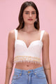 Patbo - Meadow Linen Top - Off White