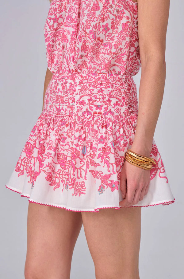 Poupette St Barth - Mini Skirt Colleen - Pink Tiare