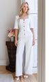 Generation Love - Medlyn Lightweight Crepe Pants - White