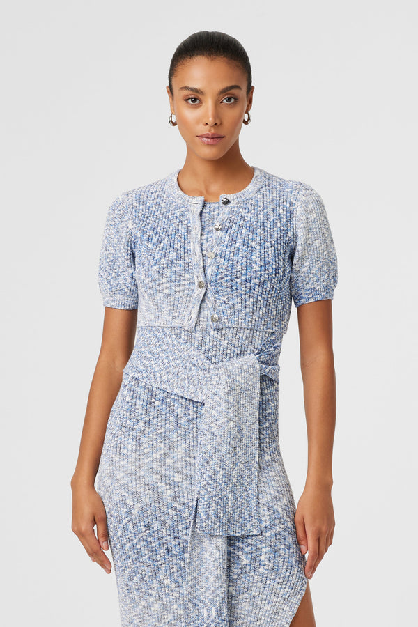 Toccin - Christy Crop Cardigan - Azure M