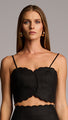 DELILAH TOP  - BLACK