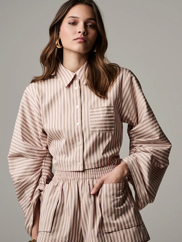 Hevron - Raquel Top - Blush Stripe