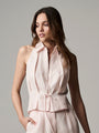 SLOAN VEST -ROSE QUARTZ