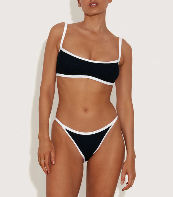 Hunza G - Tyler Bikini - Black/White