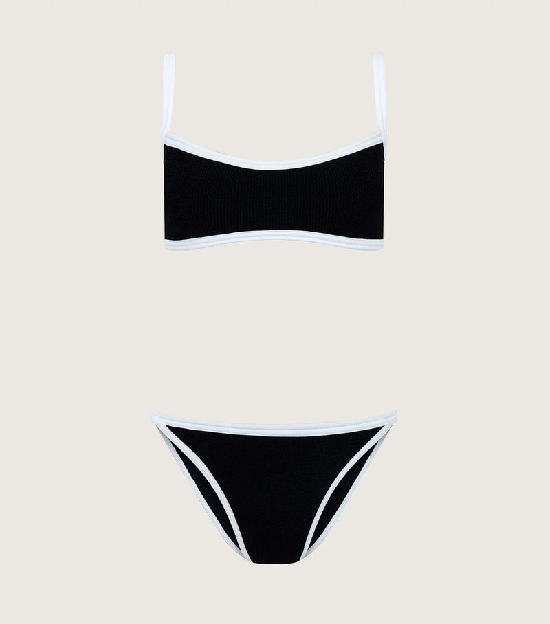 Hunza G - Tyler Bikini - Black/White