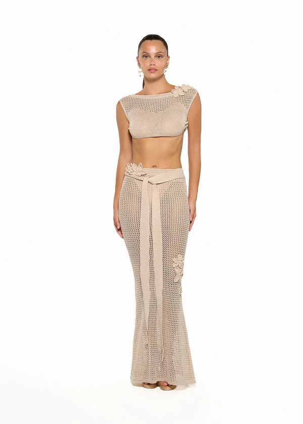 Bananhot - Yoko Skirt - Knitted Sand