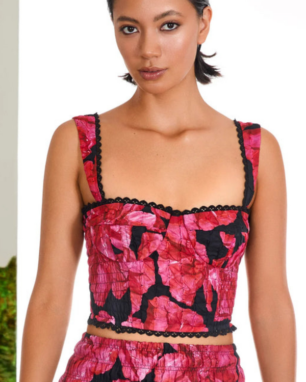 Charo Ruiz - Liv Top - Black Blossom