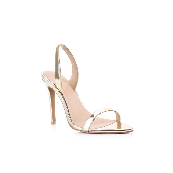 Lana Wilkinson - Cassie Sandal - Gold Metallic Patent