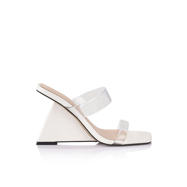 Lana Wilkinson - Brooke Wedge - Ivory Leather