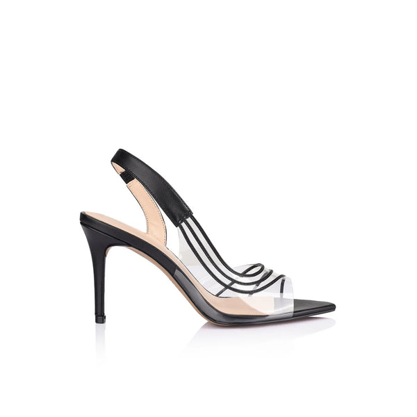 Lana Wilkinson - Melinda Heel - Vinylite & Black Patent