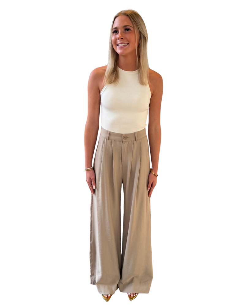 Nonchalant - Fabi Pants - Taupe | Jessie Boutique Exclusive Color
