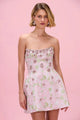 Patbo - Garden Jacquard Mini Dress - Pink