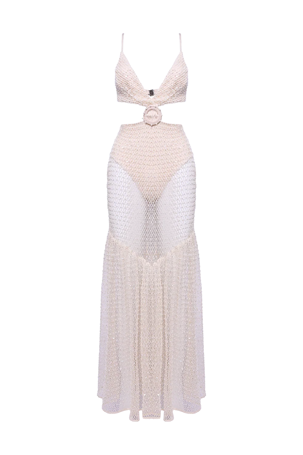 white christmas dresses Patbo Natural Crochet Mini Dress