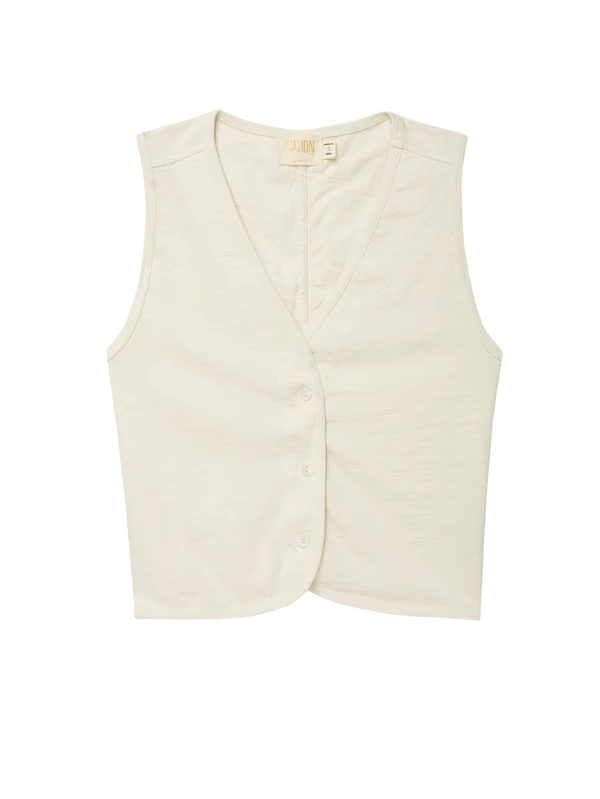 Nation LTD - Vienna Vest - Porcelain