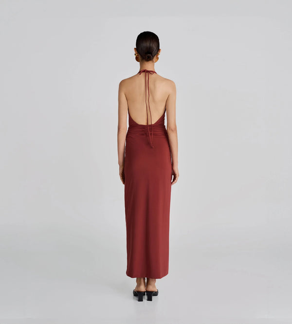 Maygel Coronel - Lirio Dress - Chestnut