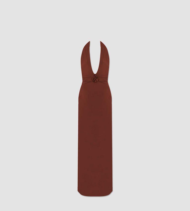 Maygel Coronel - Lirio Dress - Chestnut