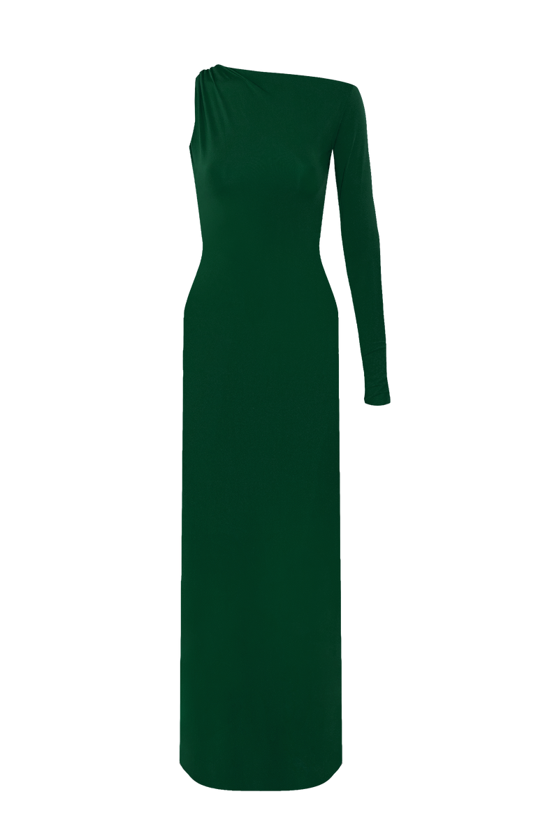 Maygel Coronel - Negrete Dress - Emerald Green