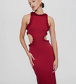 Maygel Coronel - Anassa Long Dress - Carmesí