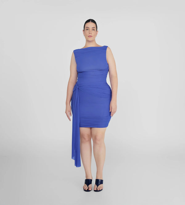 Maygel Coronel - Entredós Dress - Marino