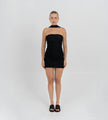 Maygel Coronel - Gaita Mini Dress - Basalto