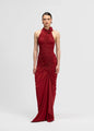 Maygel Coronel - Opal Long Dress - Merlot