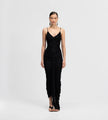 Maygel Coronel - Mater Long Dress - Basalto