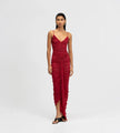 Maygel Coronel - Mater Long Dress - Merlot