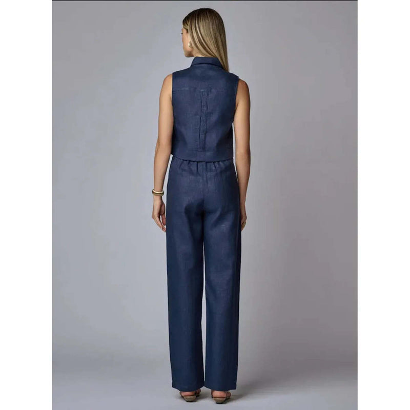 Hevron - Michelle Pant - Indigo