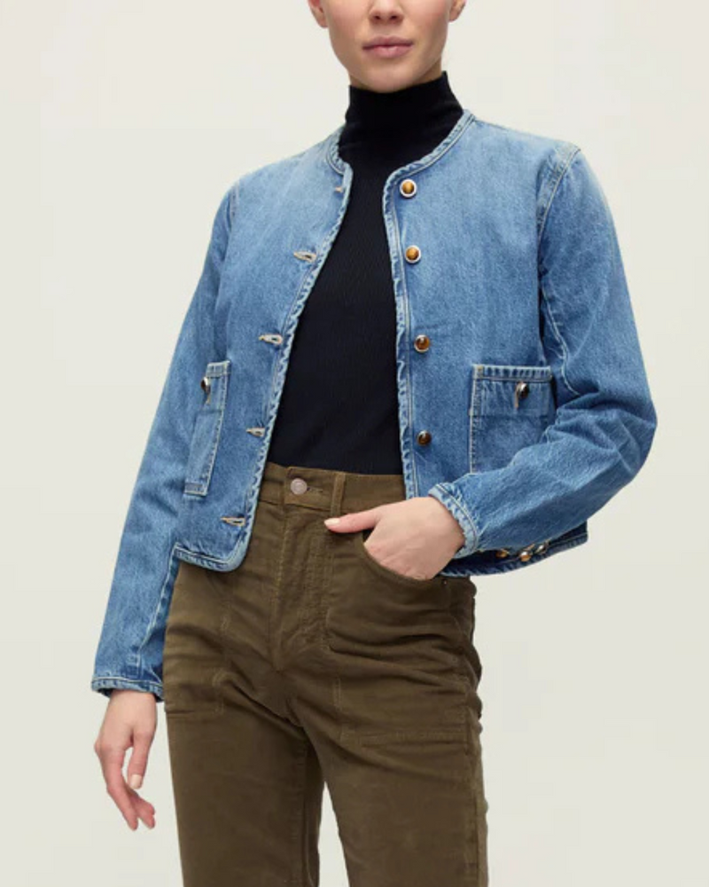 Veronica Beard - Andrea Jacket w/Novel Buttons - French Kiss