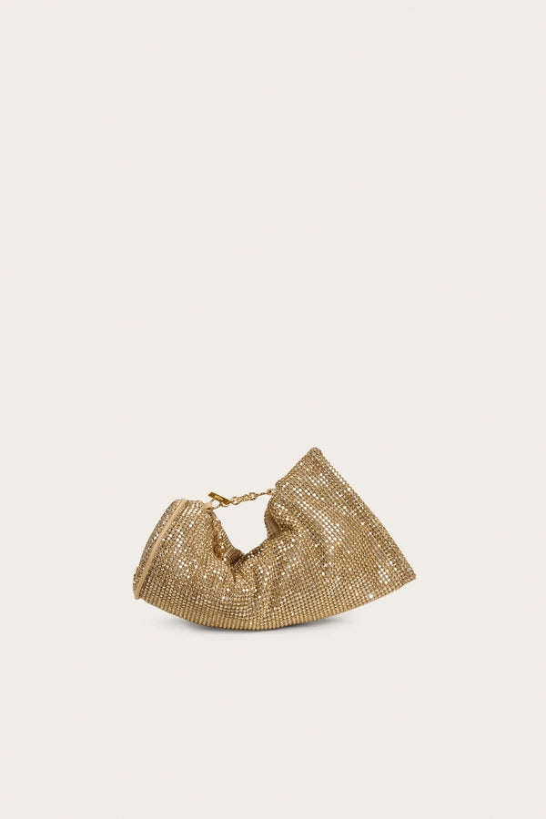 Cult Gaia - Viera Rhinestone Wristlet - Sand Dollar