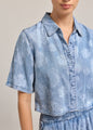 HEIDI FLORAL DENIM SHIRT