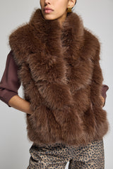 ROSARIO FAUX FUR VEST