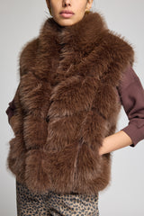ROSARIO FAUX FUR VEST
