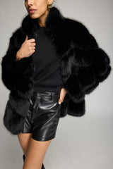 LOUISA FAUX FUR JACKET