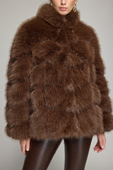 LOUISA FAUX FUR JACKET