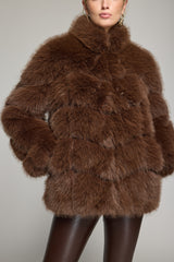 LOUISA FAUX FUR JACKET