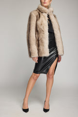 GENESIS FAUX FUR JACKET