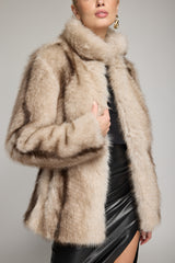 GENESIS FAUX FUR JACKET