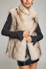 HELENA FAUX FUR VEST