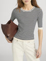 Frame - The Cruise Sweater - Cream Multi