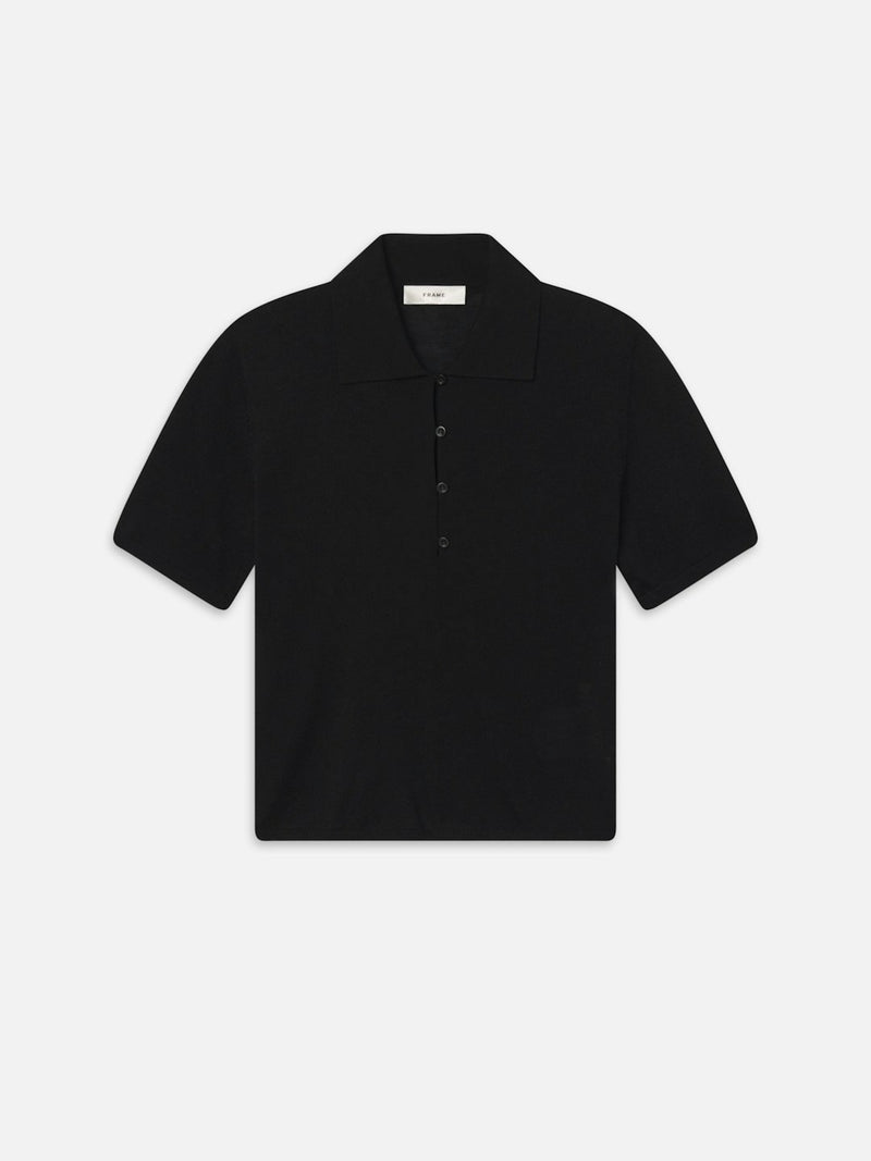 Frame - The Smart Polo - Black