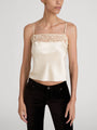 Frame - The Lace Delphine Cami - Cream