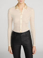Frame - The Bubble Stitch Shirt - Cream