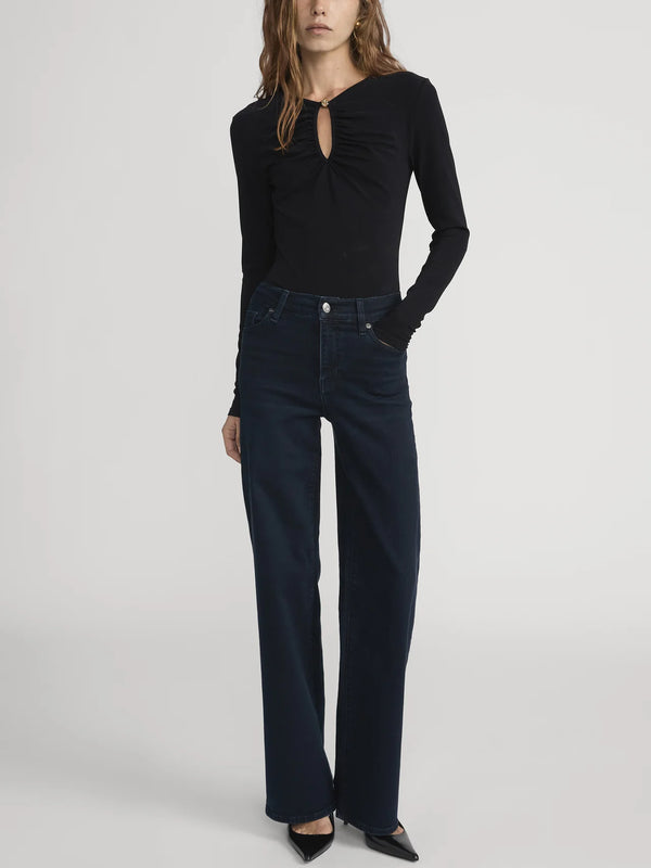 Frame - The Keyhole Top - Black