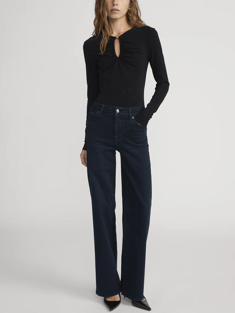 Frame - The Keyhole Top - Black